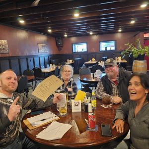 A picture of people enjoying Trivia Night